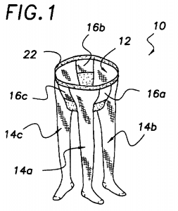 Pantyhose garment with spare leg portion